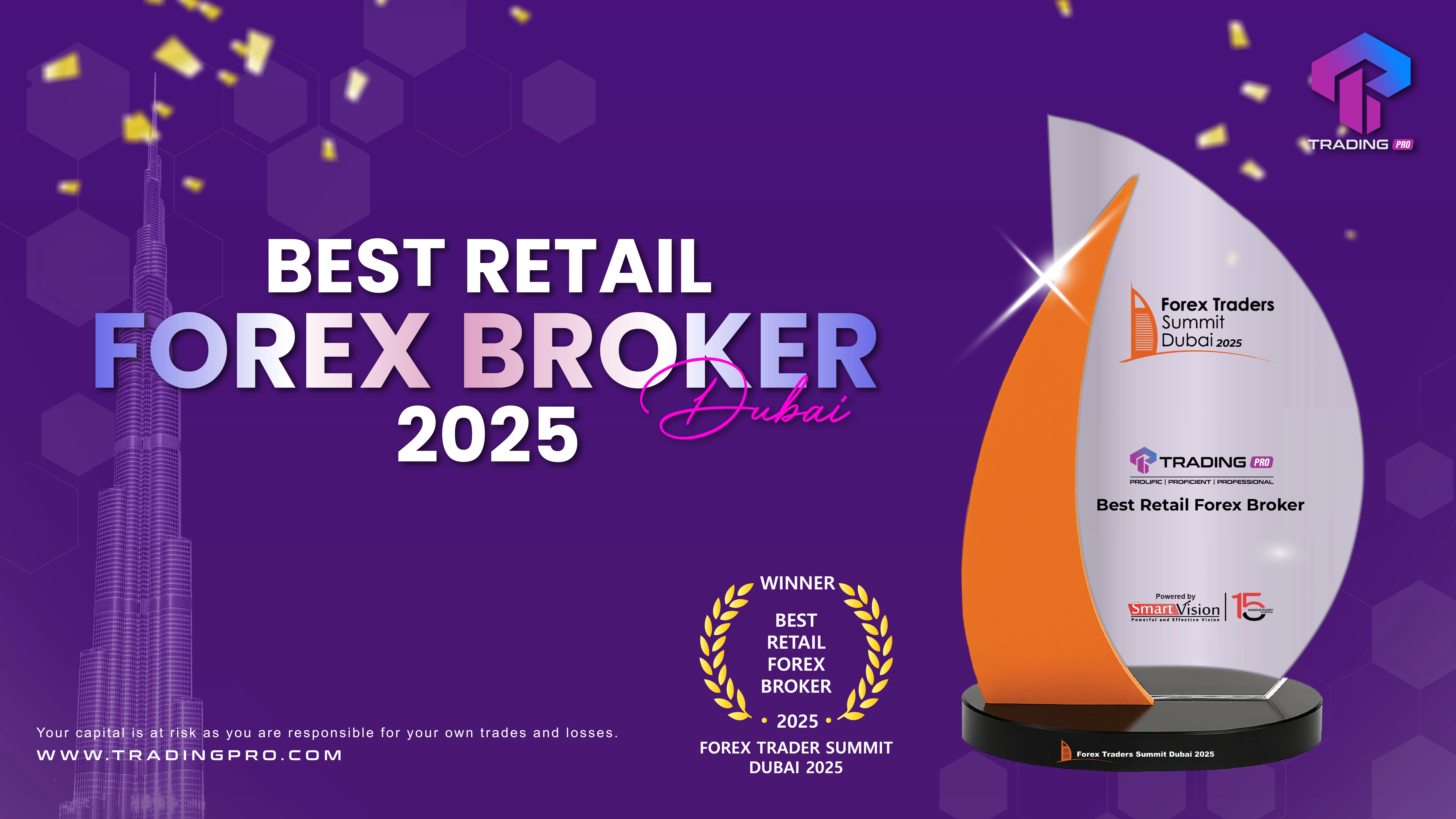 TradingPRO Named Best Retail Forex Broker at Forex Traders Summit Dubai 2025
